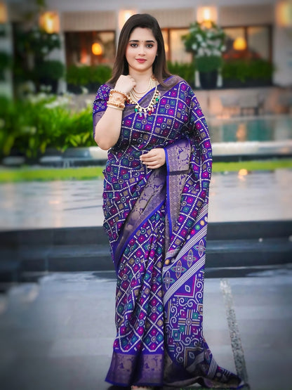 Half silk saree