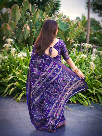 Half silk saree