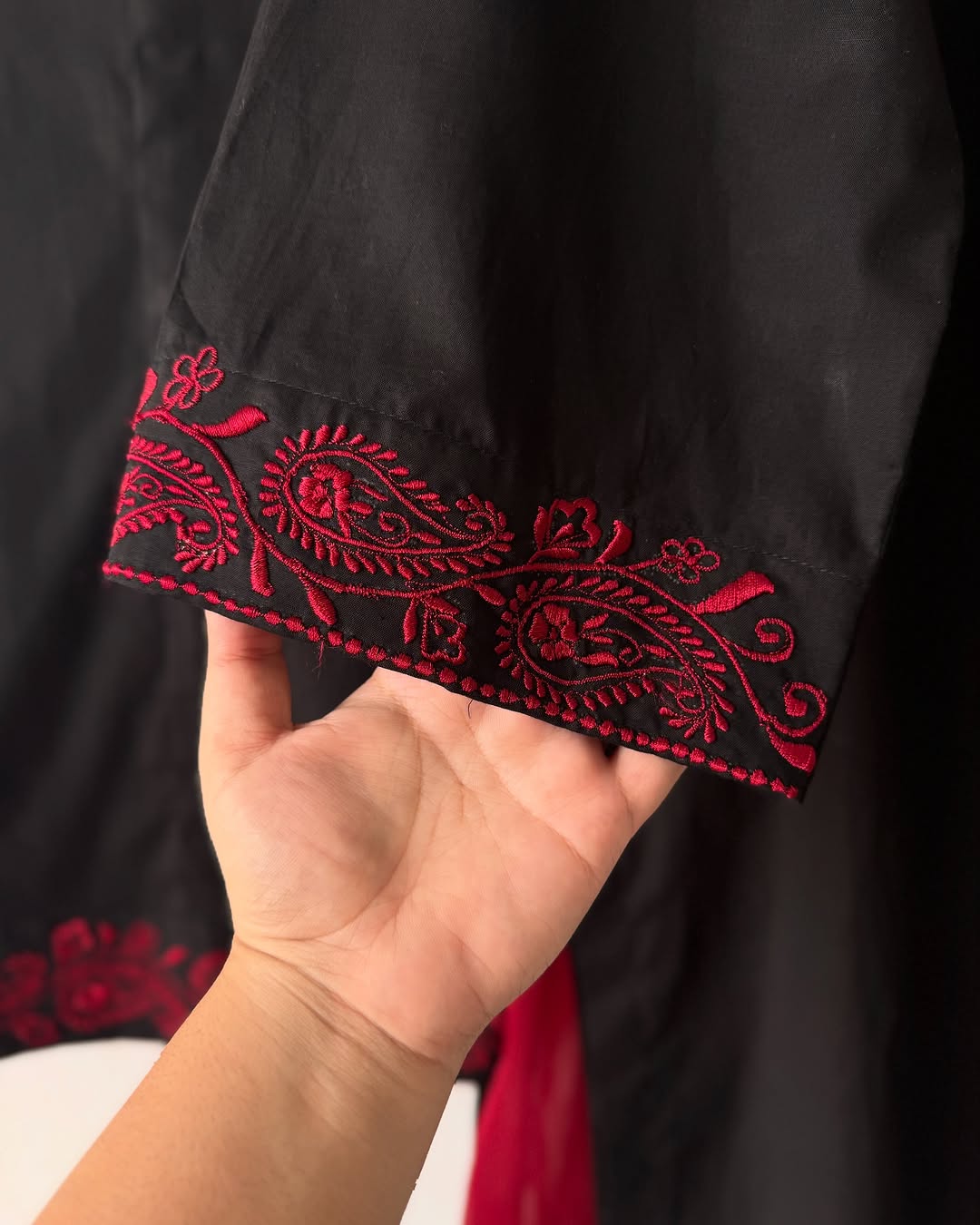 Sequence Embroidery Three Piece