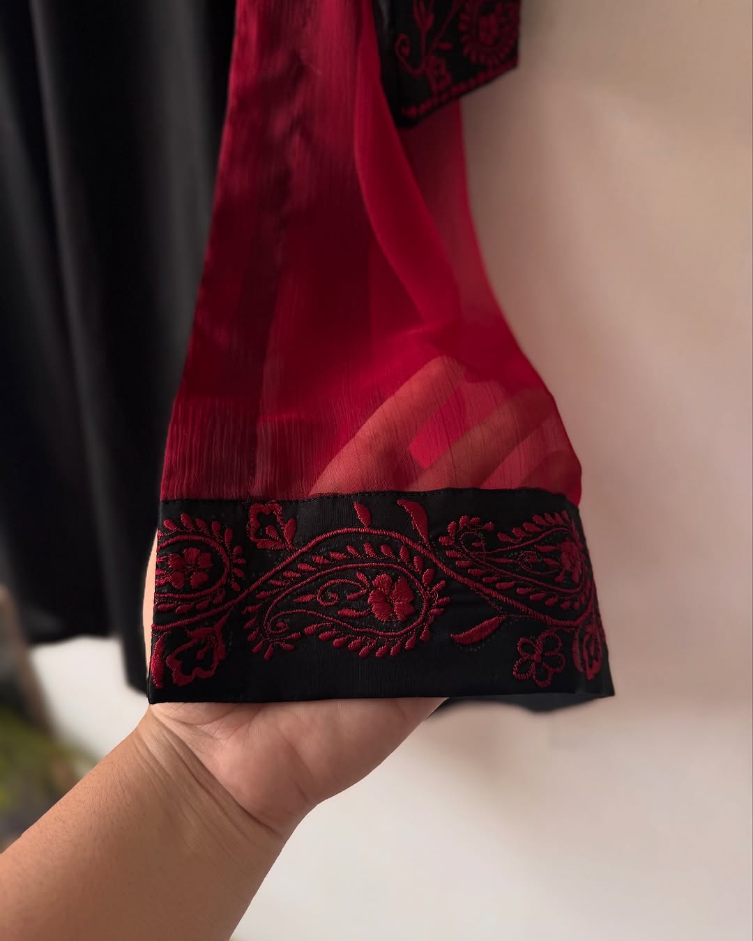 Sequence Embroidery Three Piece